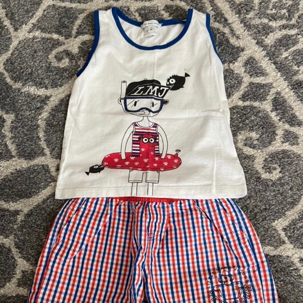 Little Marc jacobs boys swim shorts and top 3Y